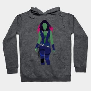 Zoe Saldana Guardians Character Art Hoodie